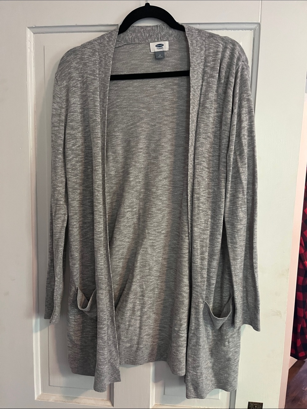 Old Navy Light Gray Open Cardigan Sweater